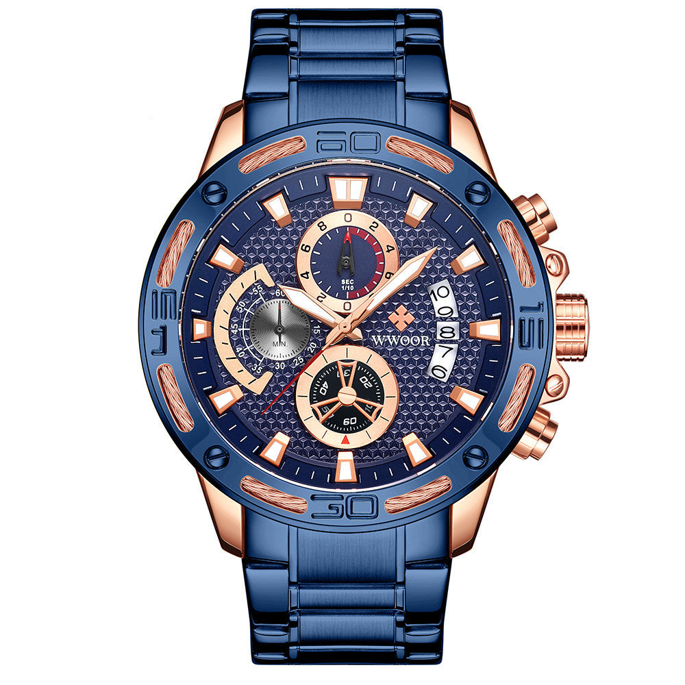 Men Waterproof Sport Chronograph Watch