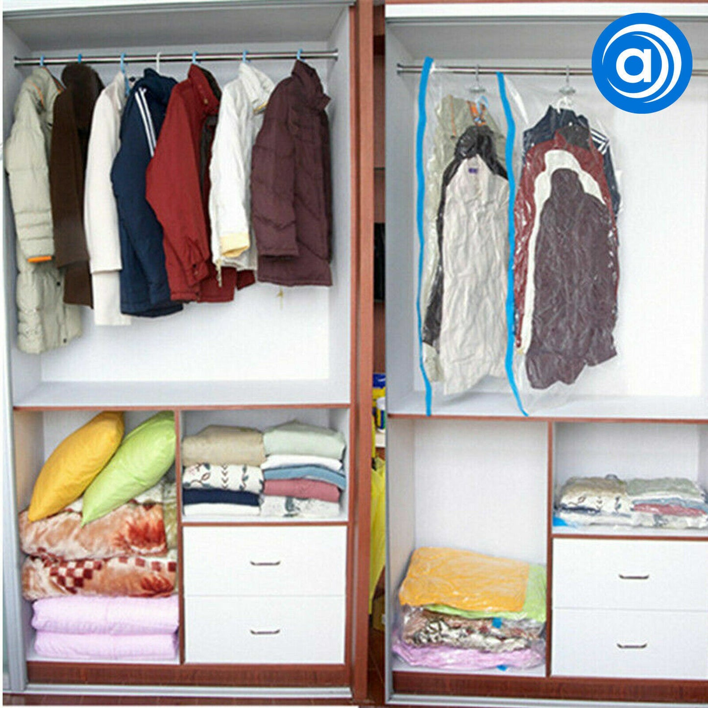6 Vacuum Storage Bags