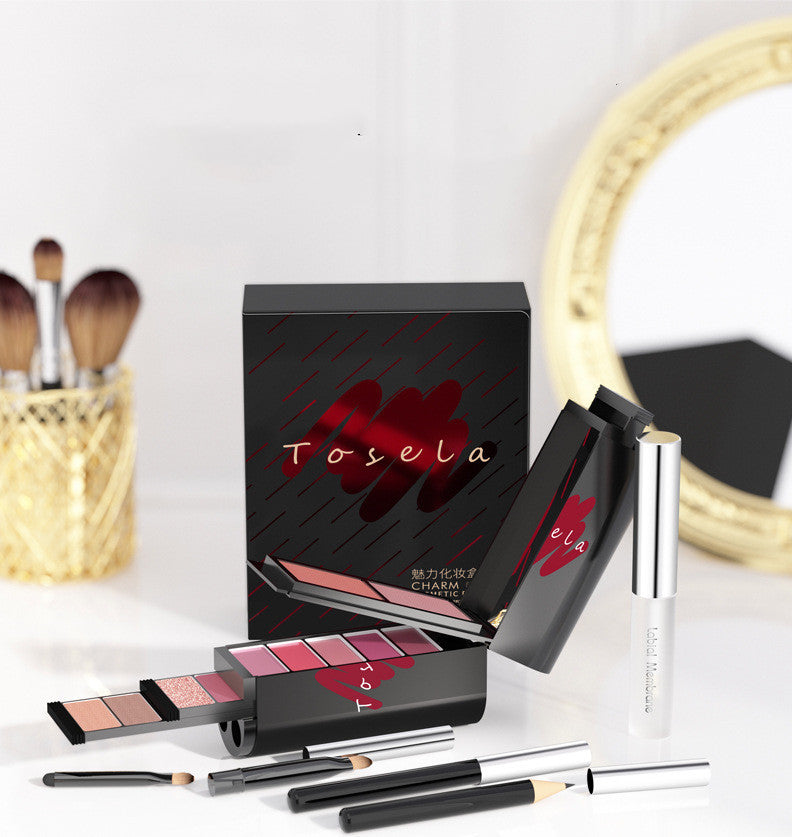 Eye Shadow Blush Lipstick Set