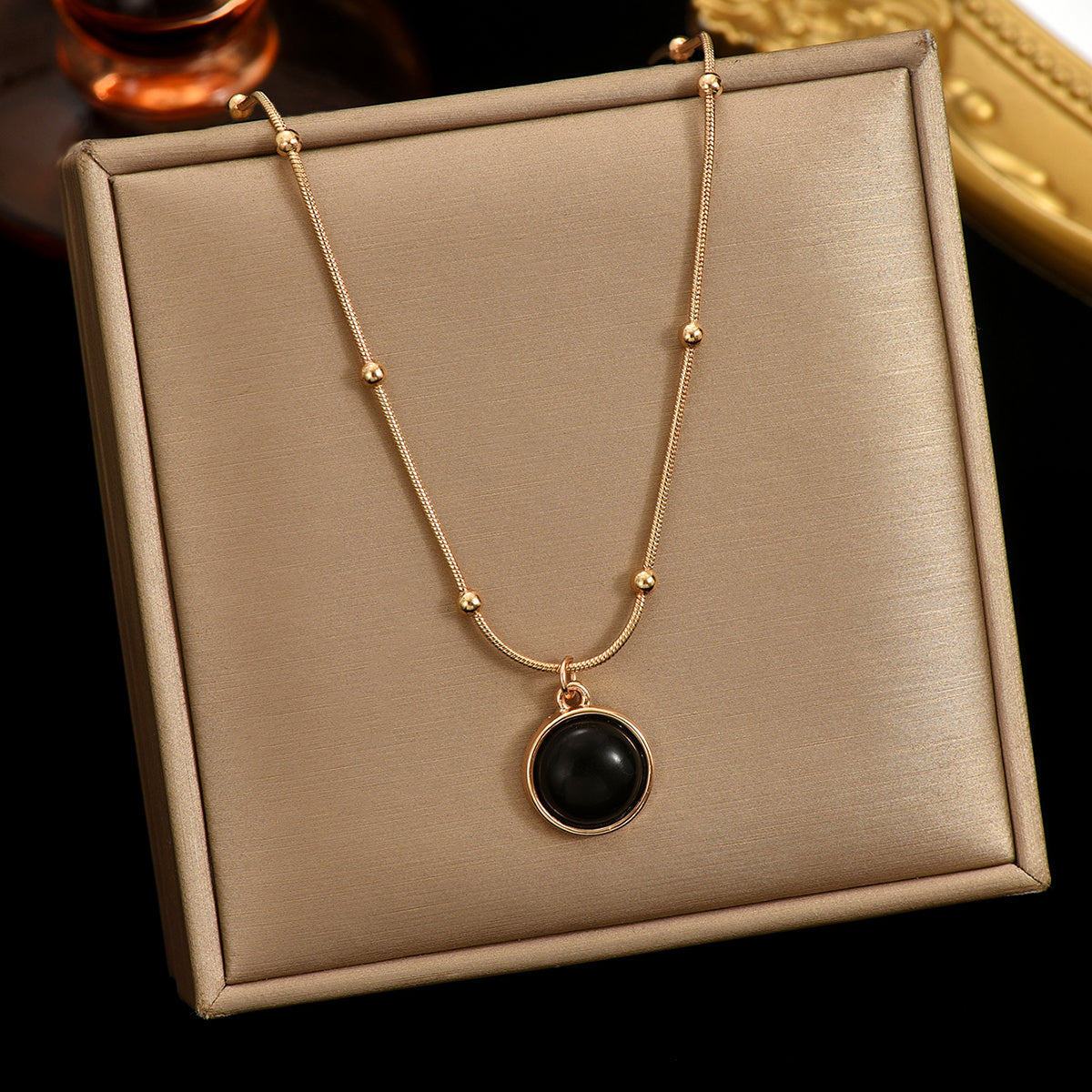 Lxalry 18K Gold-Plated Mood Responsive Necklace