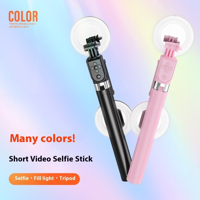 Multi-functional Double light Selfie Stick Tripod