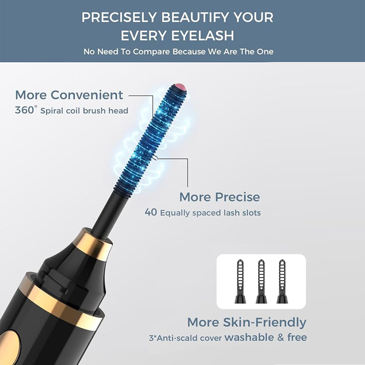 3 In 1 Heated Eyelash Curler