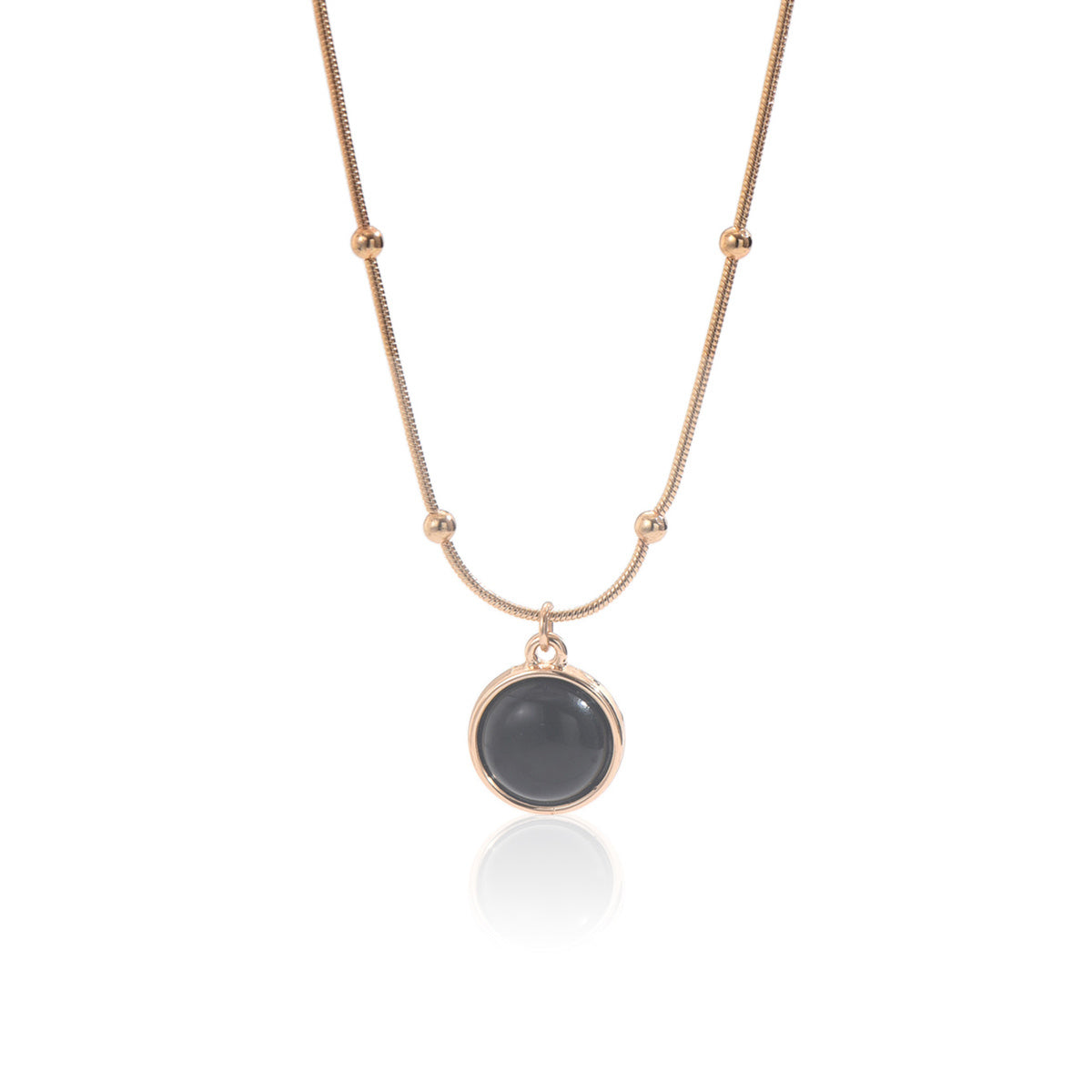 Lxalry 18K Gold-Plated Mood Responsive Necklace