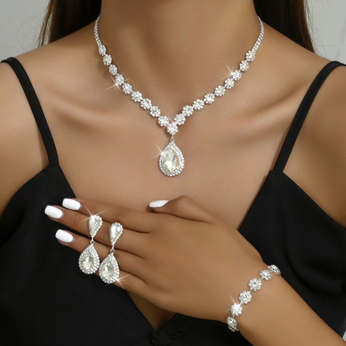 Bridal Jewellery Three-piece Set