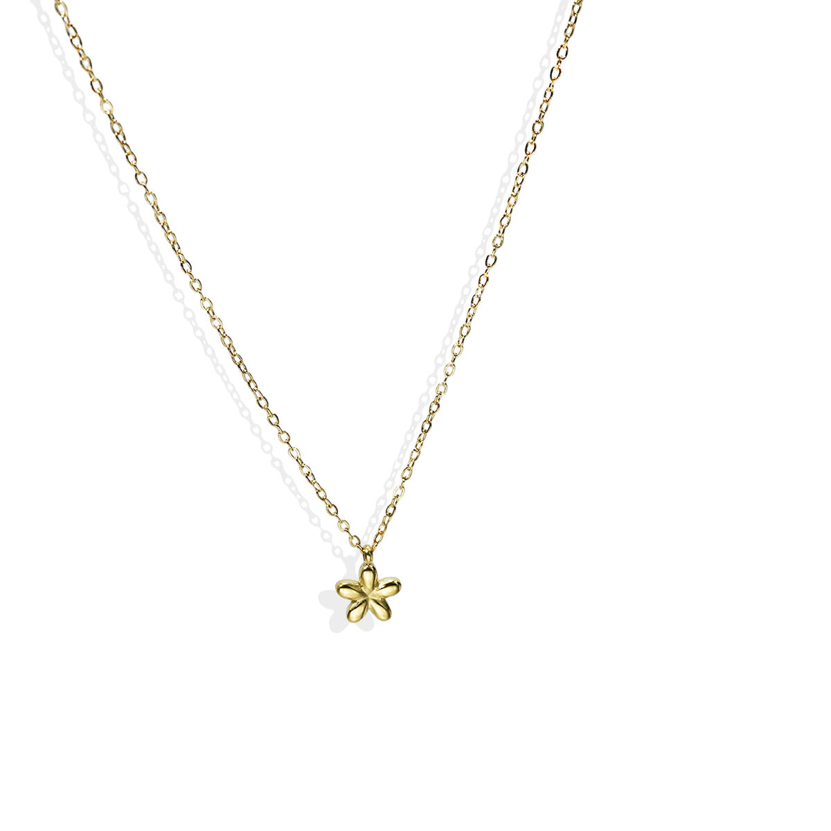 Lxalry 18K Gold Plated 5 Petal Floral Mirror Set