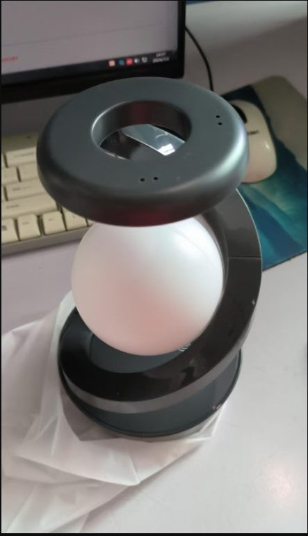 Rotating Moon Lamp With Wireless Charging