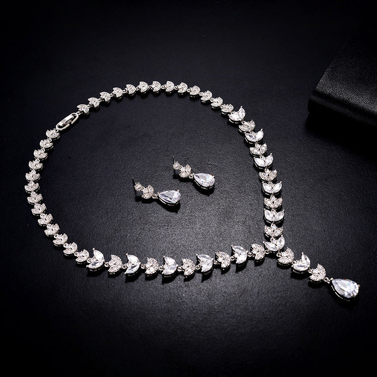 Two Piece Necklace Earring Set