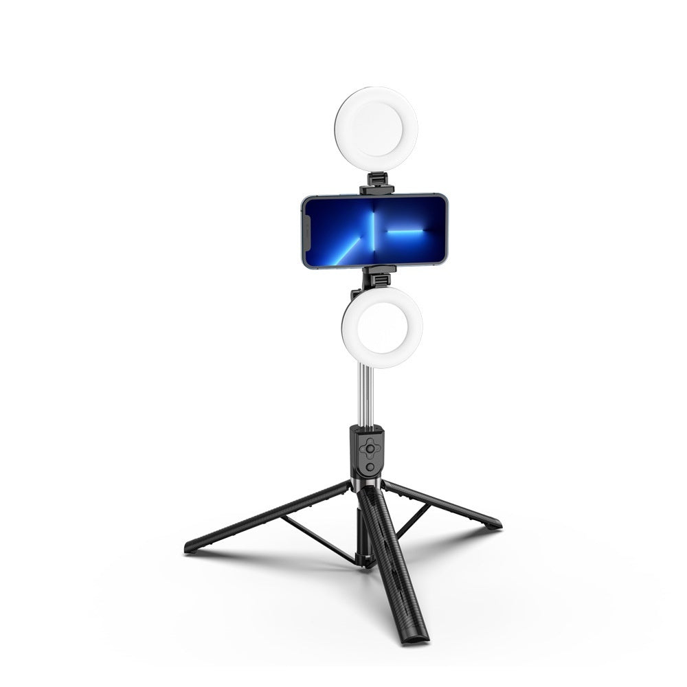 Multi-functional Double light Selfie Stick Tripod