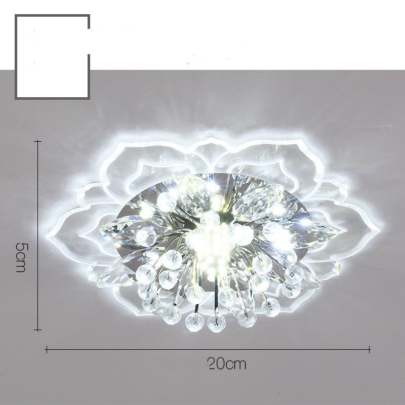 Modern Living Room Crystal Lamp