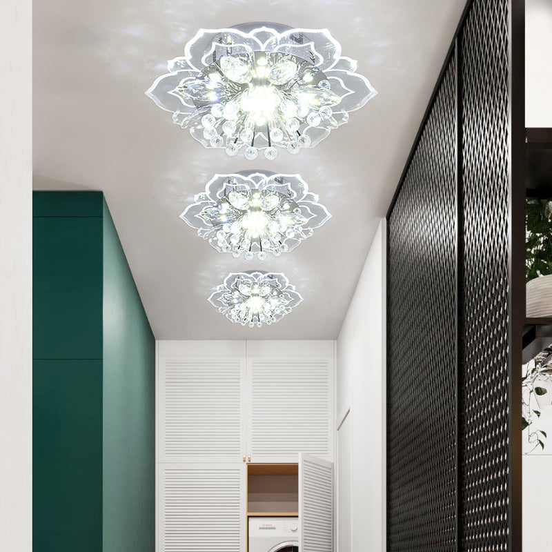 Modern Living Room Crystal Lamp