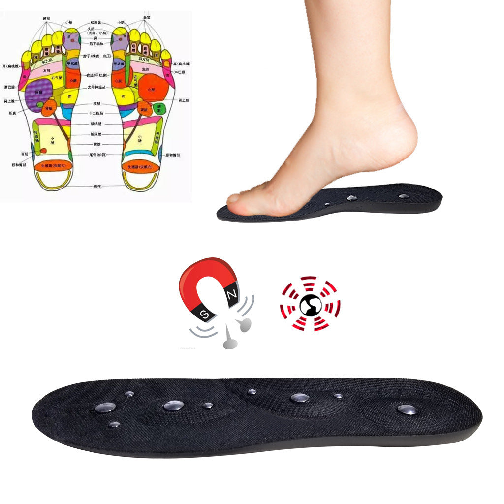Magnetic massage insoles