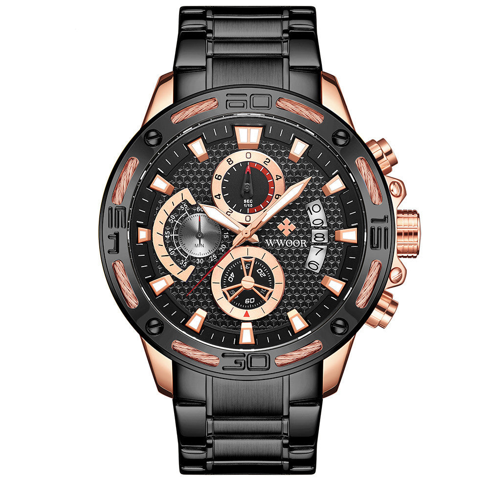 Men Waterproof Sport Chronograph Watch
