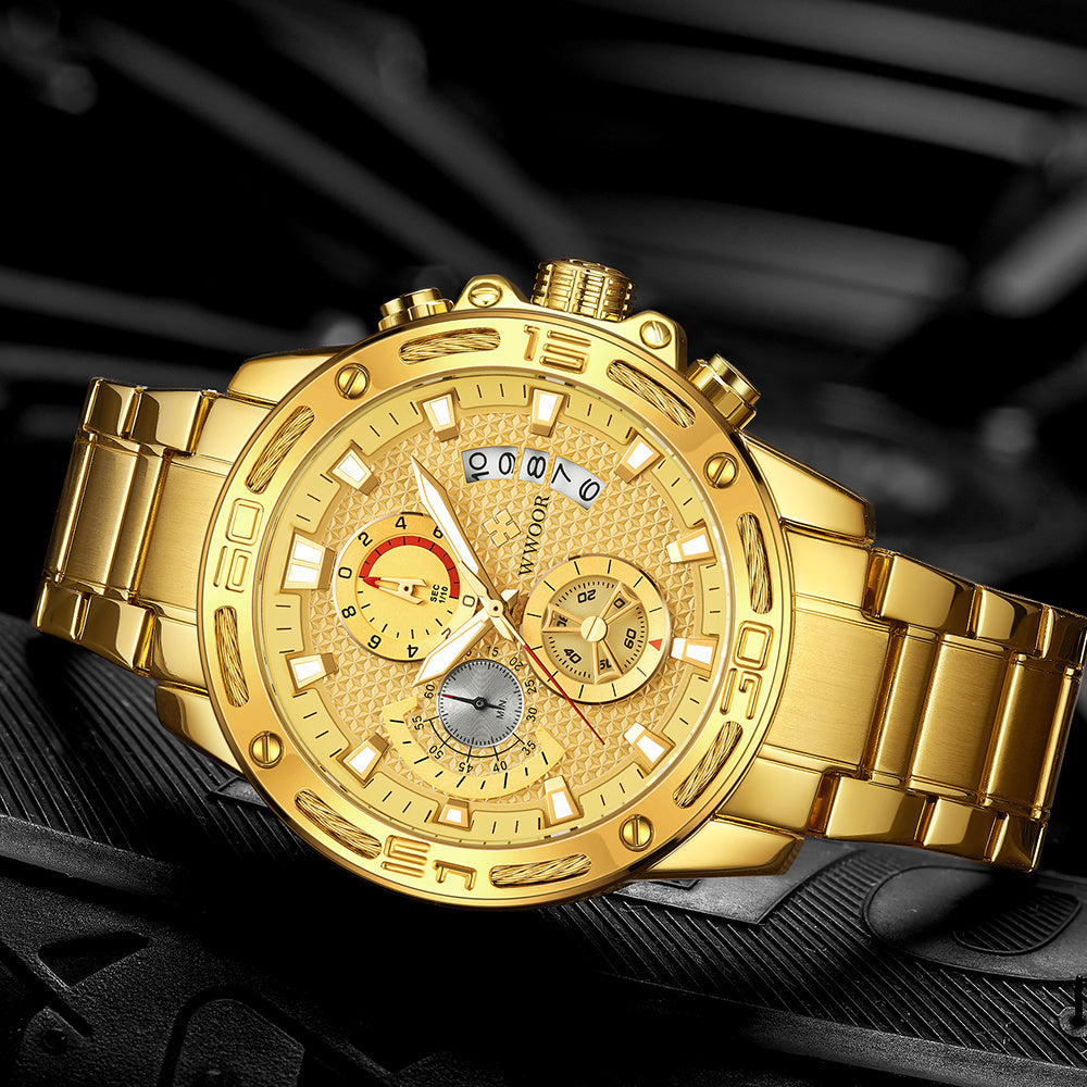 Men Waterproof Sport Chronograph Watch