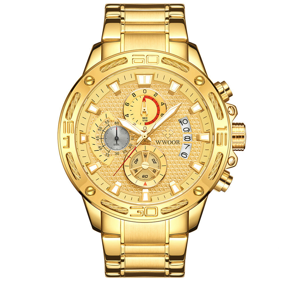 Men Waterproof Sport Chronograph Watch