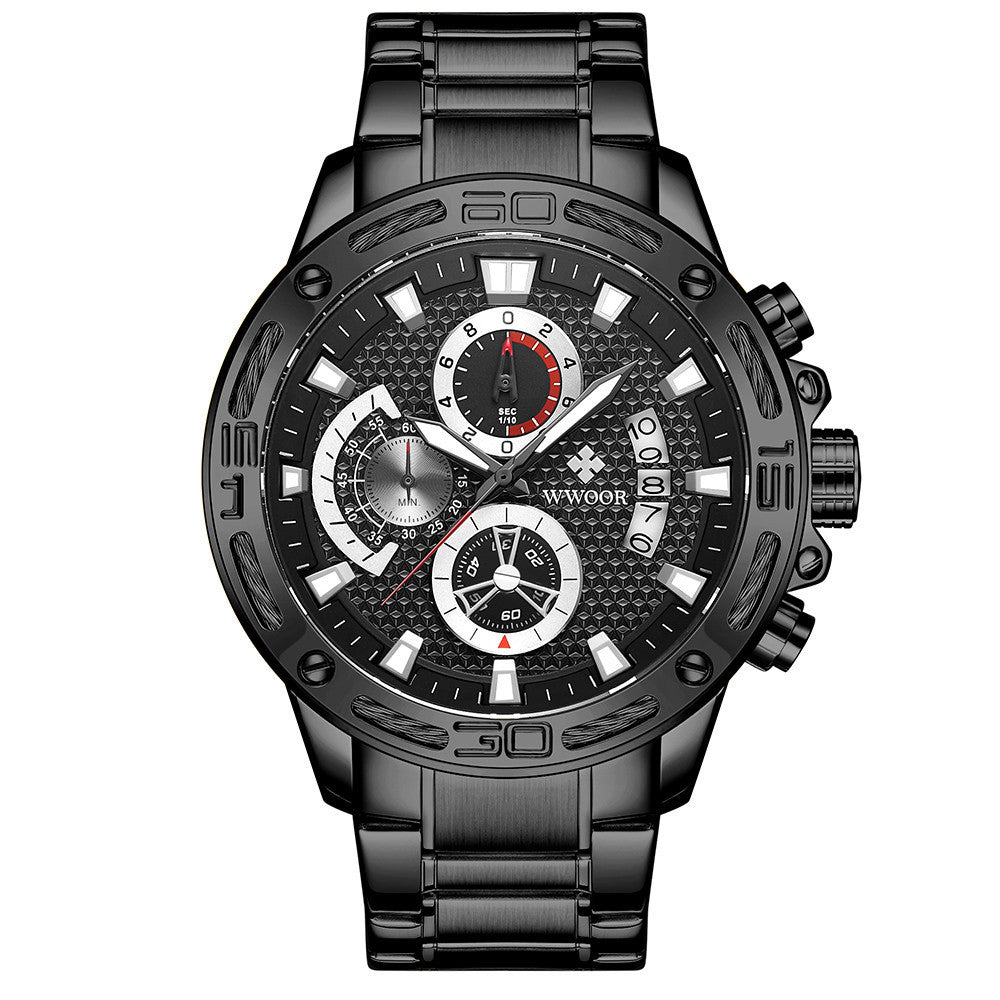 Men Waterproof Sport Chronograph Watch