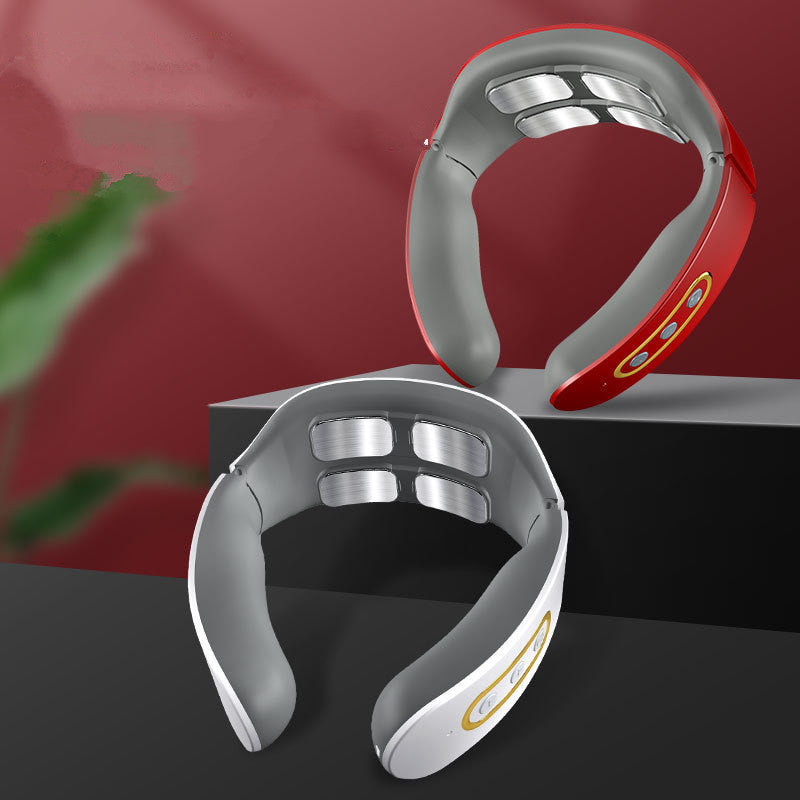 Heat Pain Electric Pulse Neck Massager