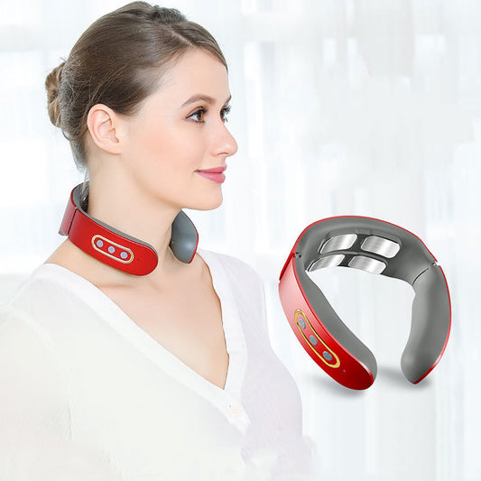 Heat Pain Electric Pulse Neck Massager