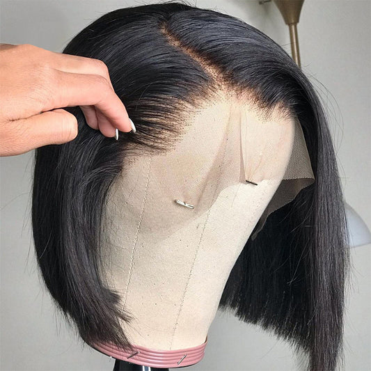 Straight hair wig