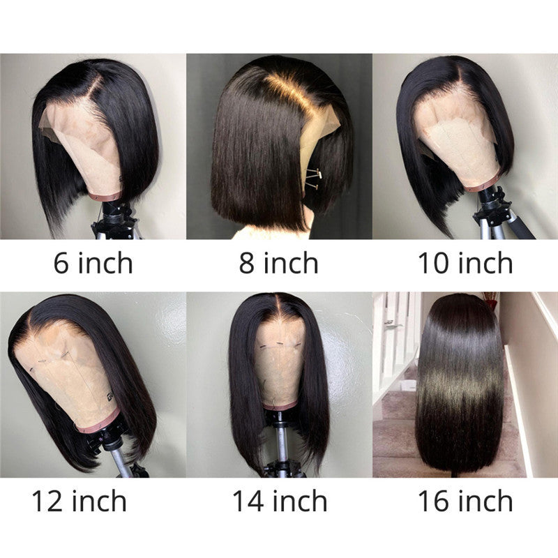 Straight hair wig