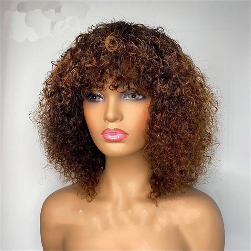 Women's Short Curly Hair Wig