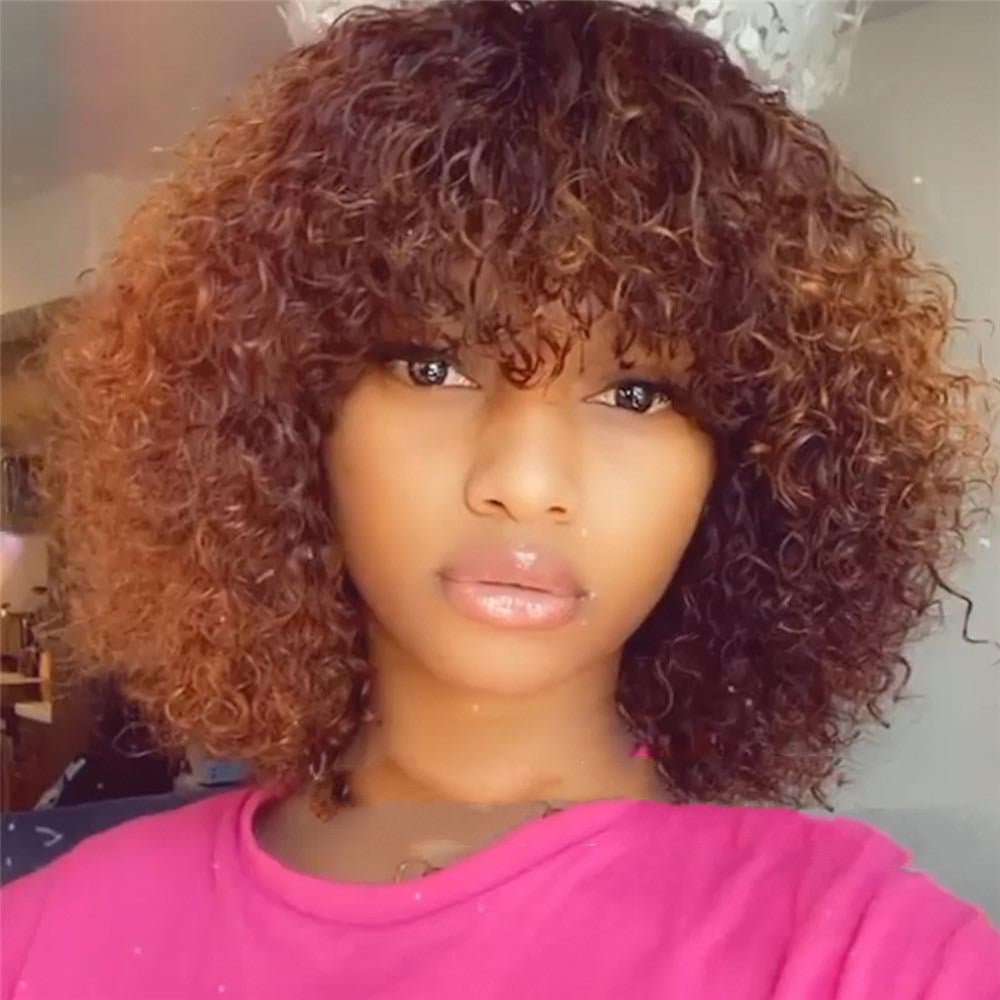 Women's Short Curly Hair Wig