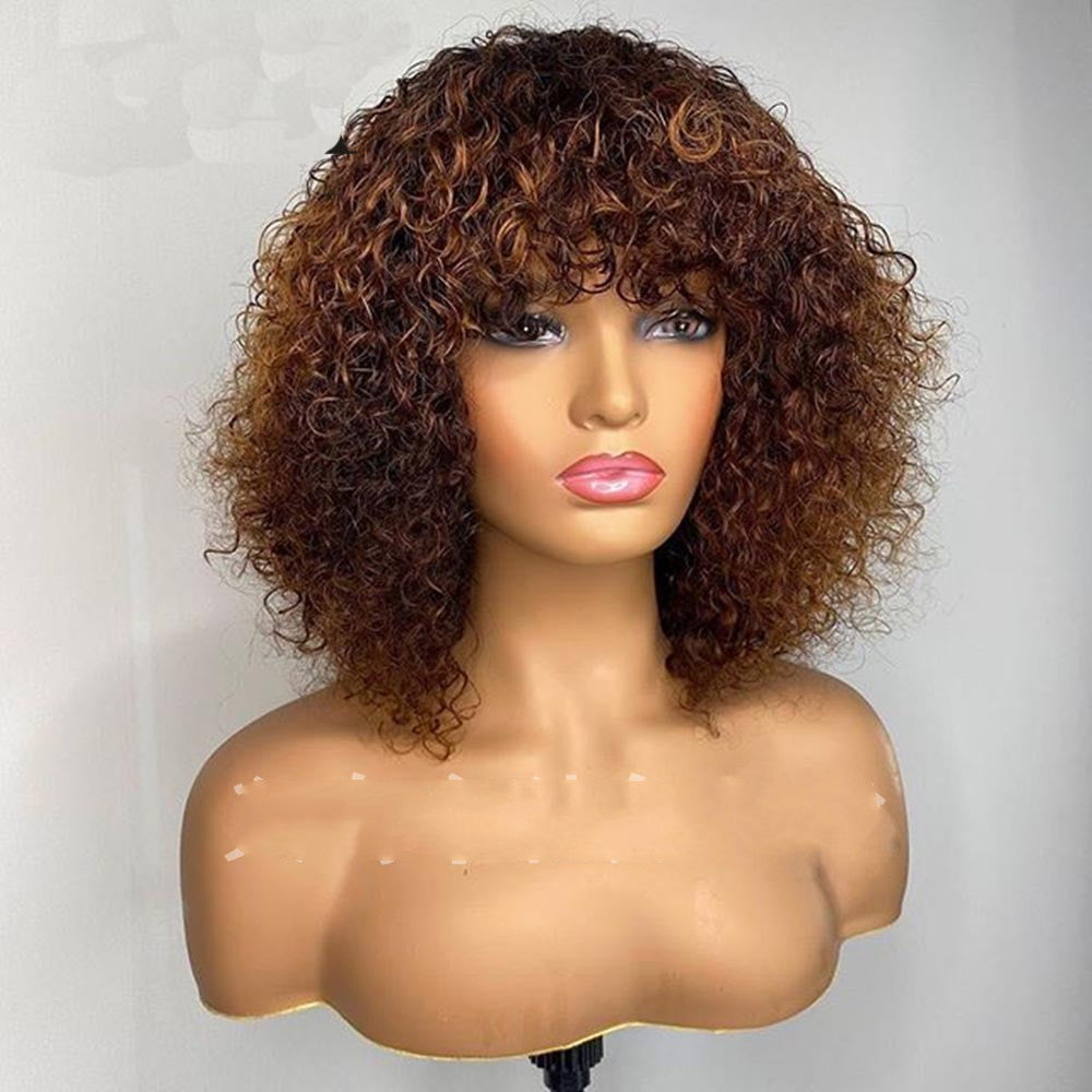 Women's Short Curly Hair Wig