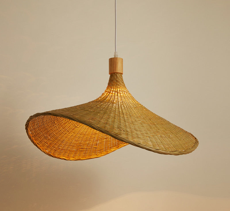 Japanese Style Rattan Chandelier