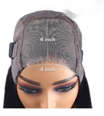 Glueless Human Hair Straight Wig