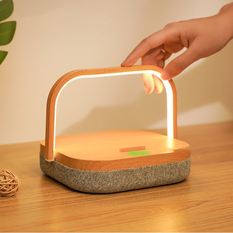 Desk Lamp With Wireless Charging and Speaker