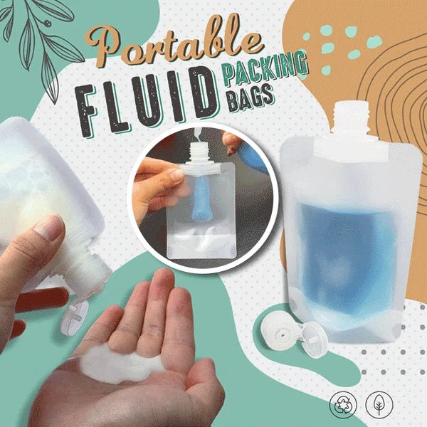 Transparent Travel Portable Refillable Pouches