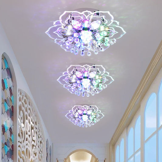Modern Living Room Crystal Lamp