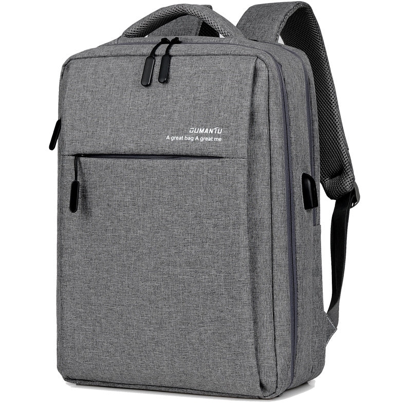 Waterproof and shockproof rechargeable laptop backpack