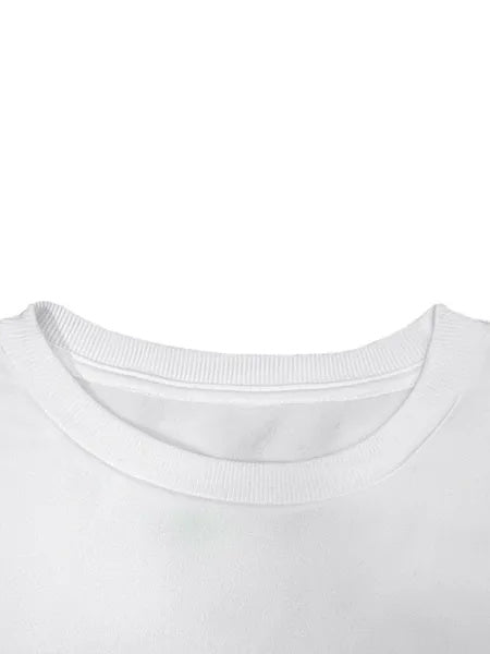 Women Basic Casual Pullover Spring Autumn Long Sleeve Dream Printed Round Neck
