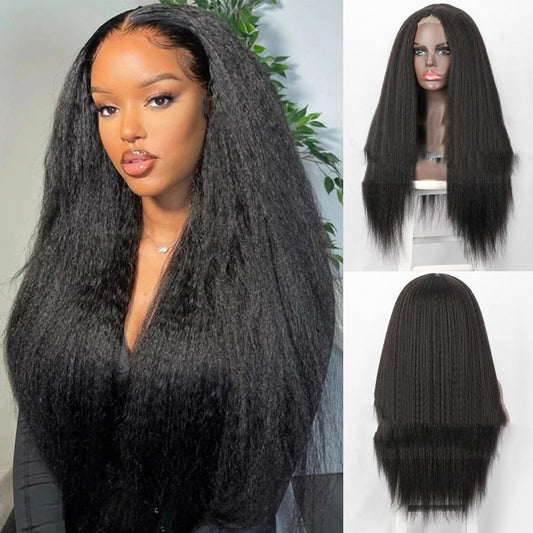 Black Kinky 360 wig