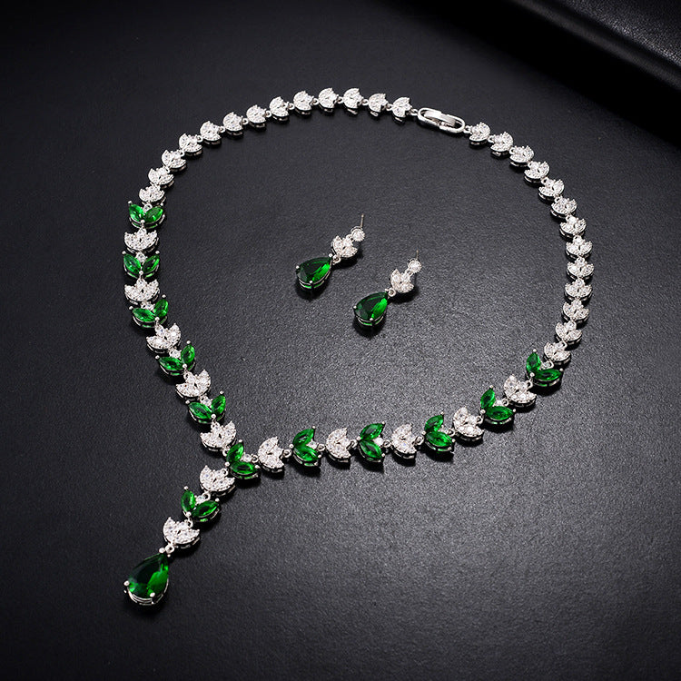 Two Piece Necklace Earring Set