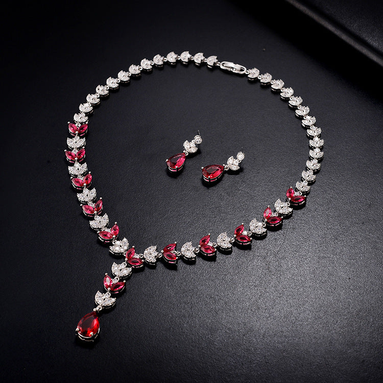 Two Piece Necklace Earring Set
