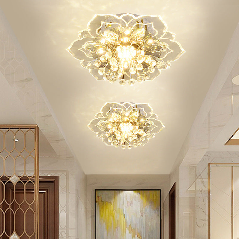 Modern Living Room Crystal Lamp