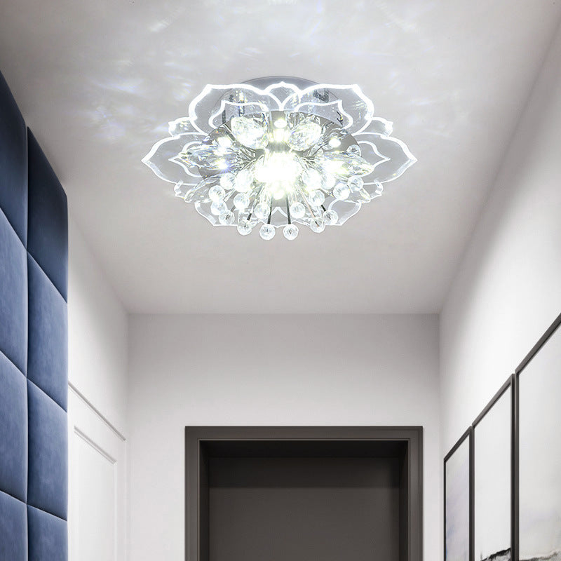 Modern Living Room Crystal Lamp