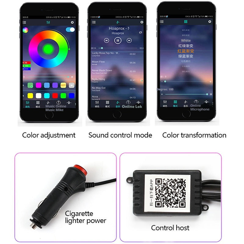 Car Fibre Optic Ambient Light
