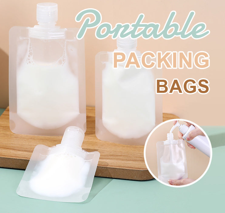Transparent Travel Portable Refillable Pouches