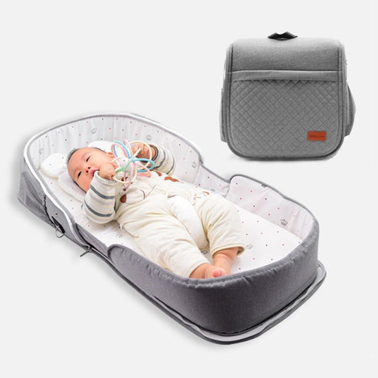 Foldable Mobile Baby Crib