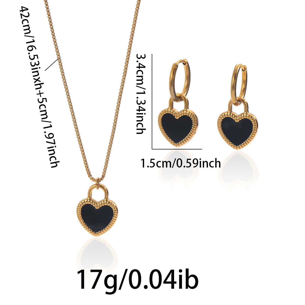 Luxury Lxalry 18K Gold Plated Stainless Steel Heart Mirror  Hypoallergenic Necklace ..Luxury Gift For Her
