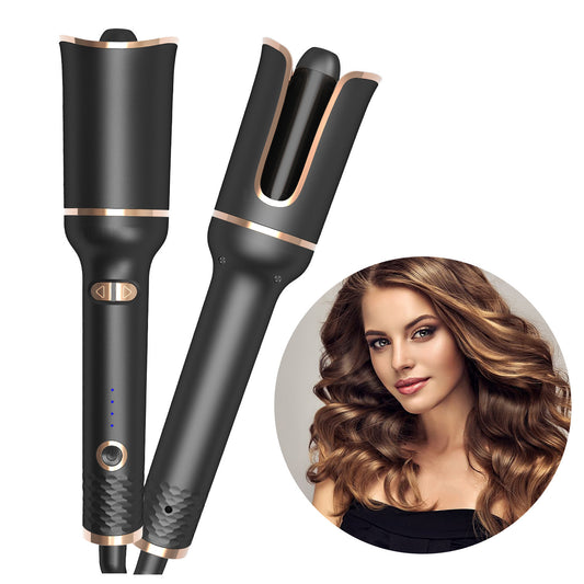 Black Automatic Spiral Electric Curling Iron