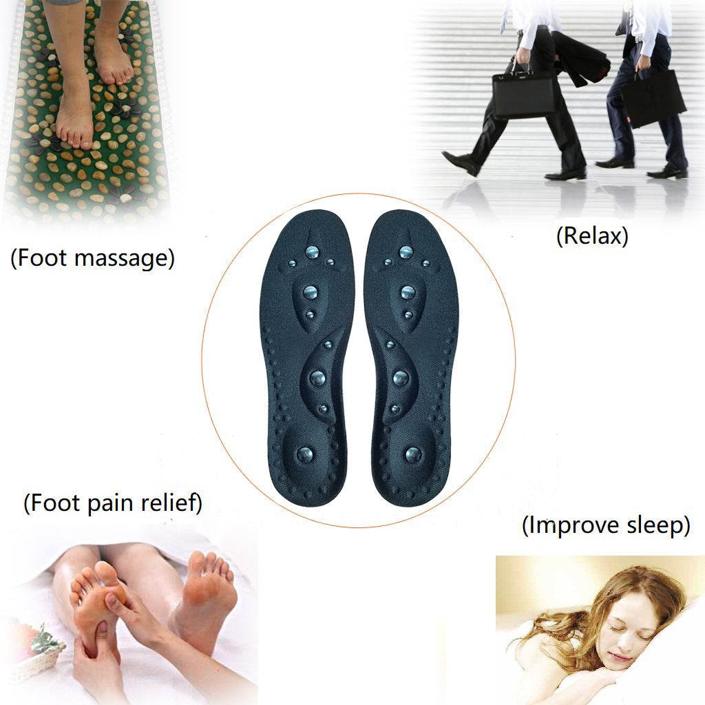 Magnetic massage insoles
