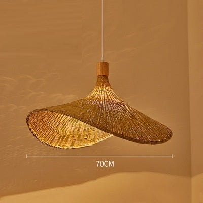 Japanese Style Rattan Chandelier