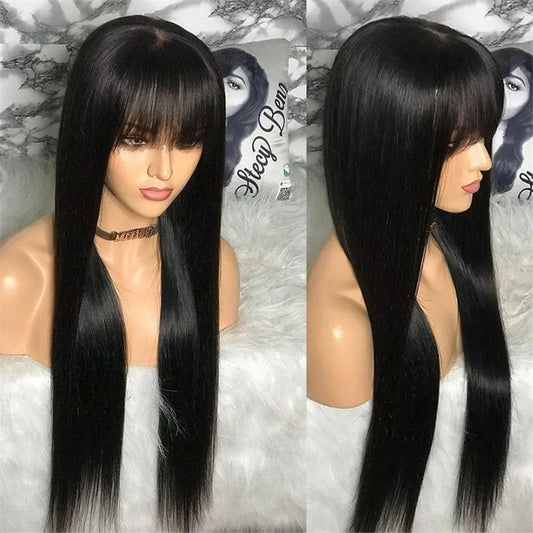 Human Hair Fringe Wig