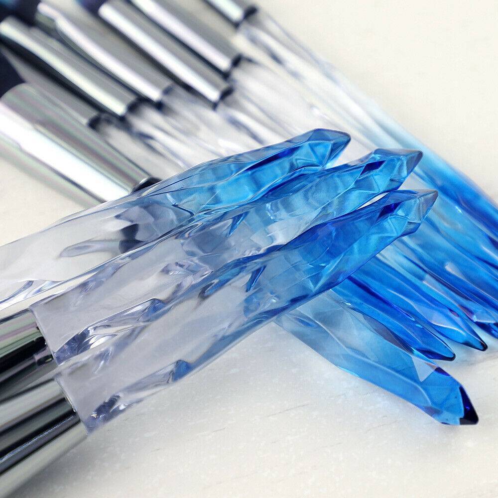 Crystal Blue Professional Makeup Brush