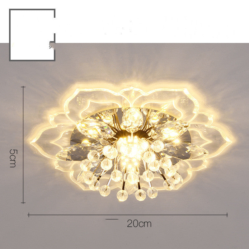 Modern Living Room Crystal Lamp