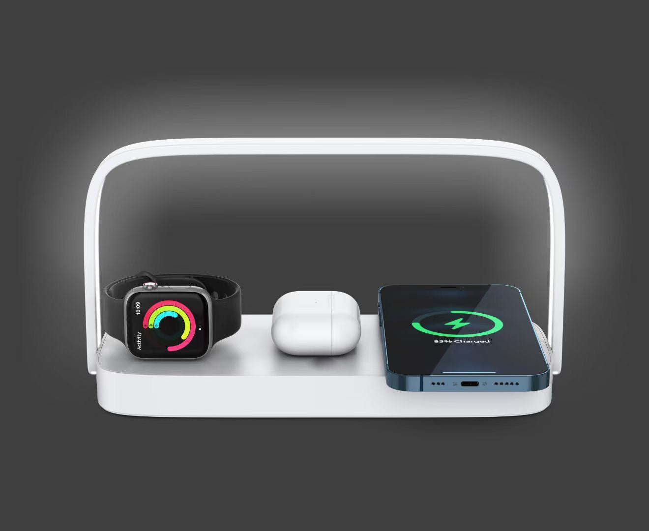 Mobile Charging Station With Night Lamp
