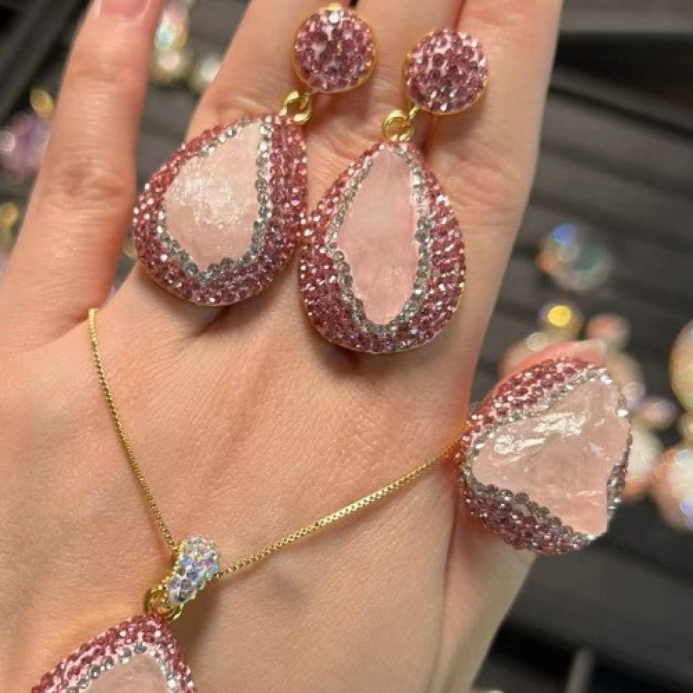 Stone Earring Set